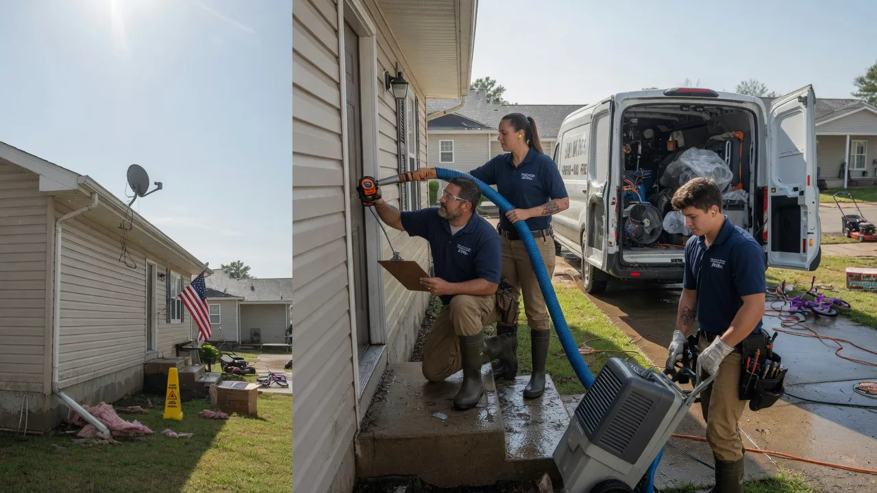 Ceiling Water Damage Restoration in Clinton, OK near me